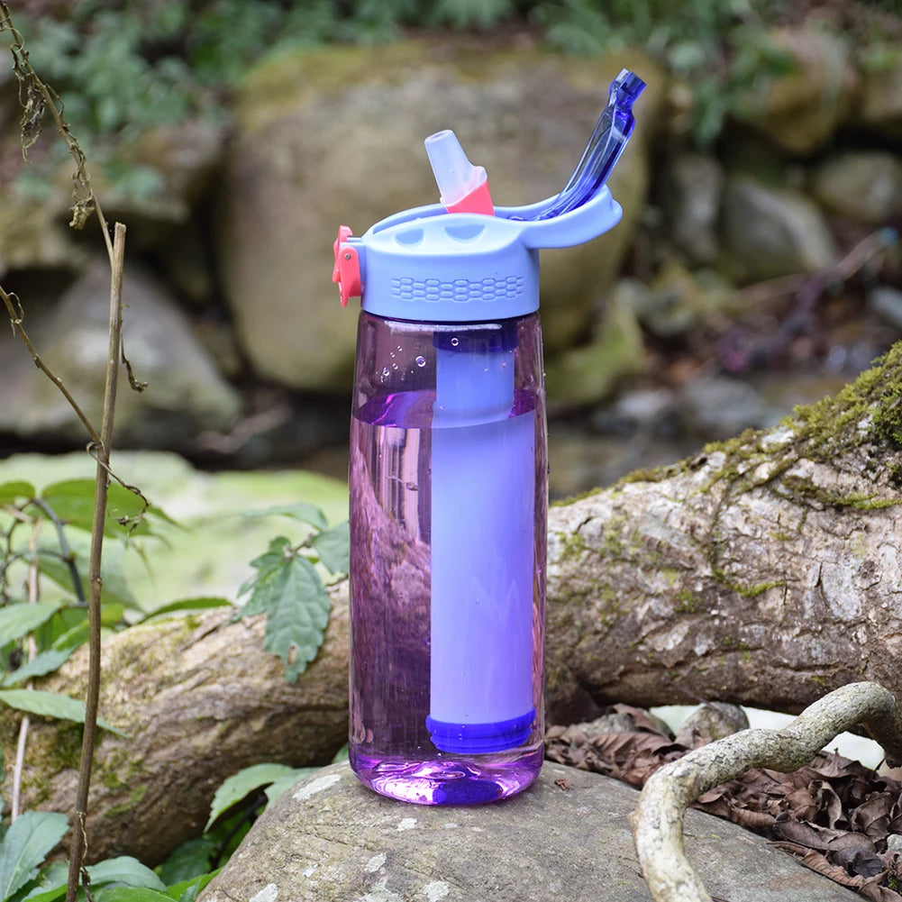 Sports Water Bottles with Filter