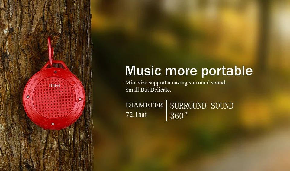 Outdoor Wireless Bluetooth Stereo Speaker, Waterproof