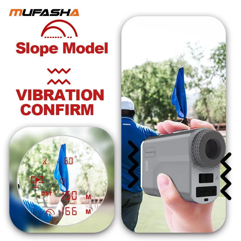 Golf Laser Rangefinder with PIN SEEKER Vibration