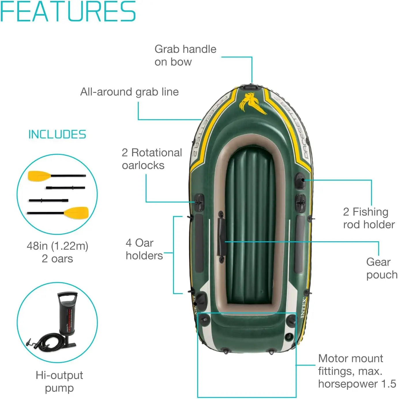 Intex Seahawk Inflatable Boat