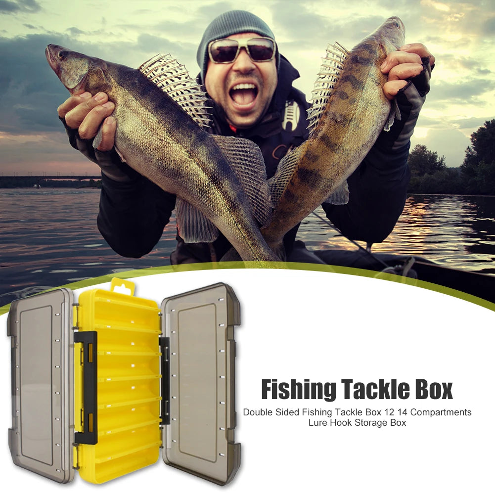 Double Sided Fishing Tackle Box