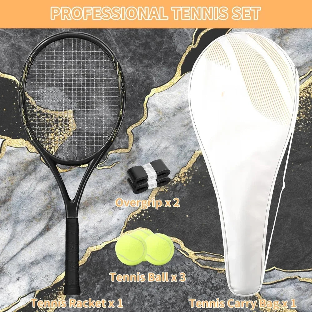 Tennis Racquet for Adults,  3 Tennis Balls,