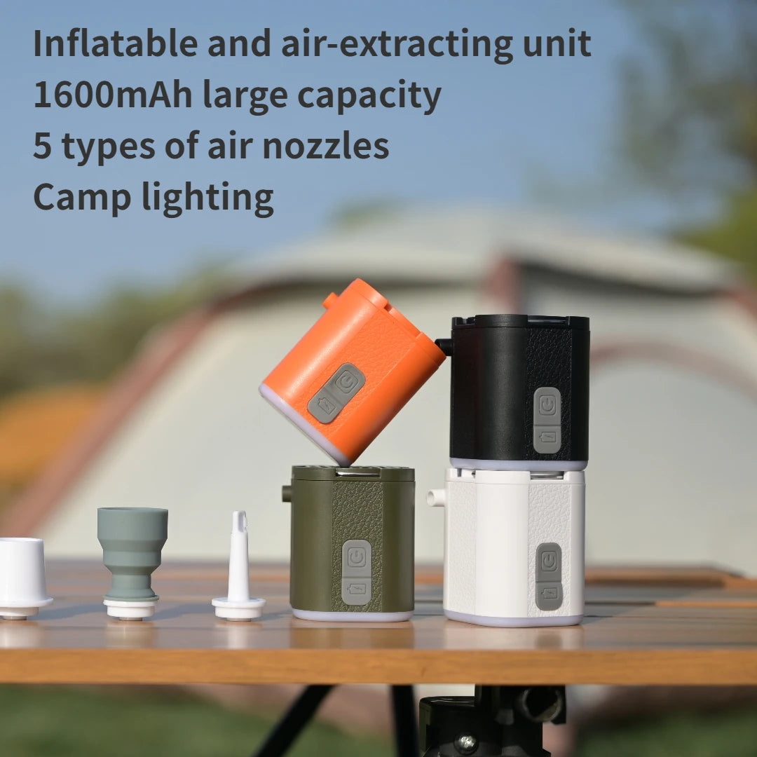 Wireless Electric Air Pump and Camping Light