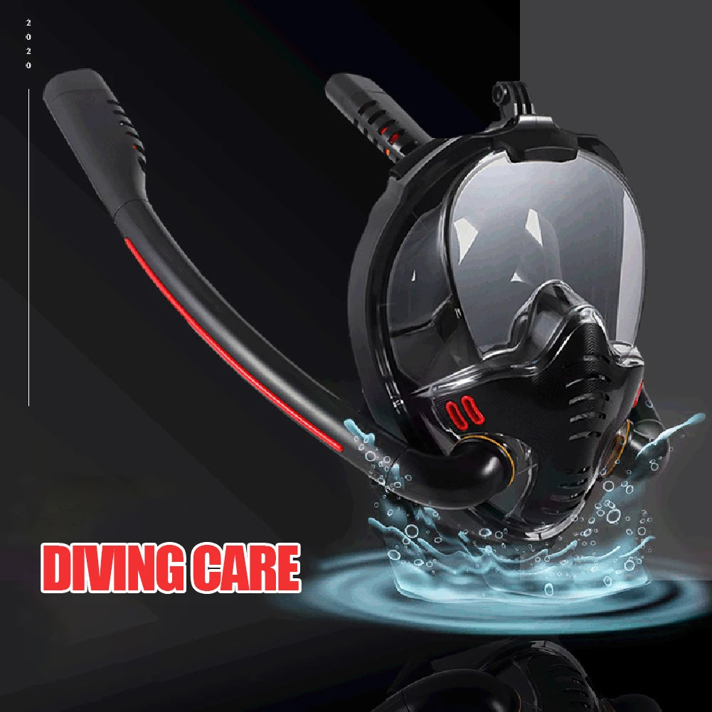 Full Face Diving Mask with Camera Mount