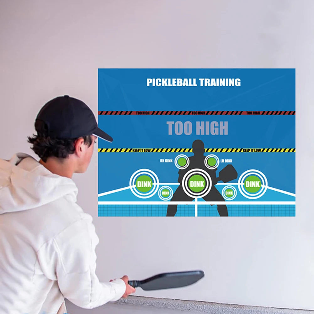 Pickleball Training Poster Wall Mat