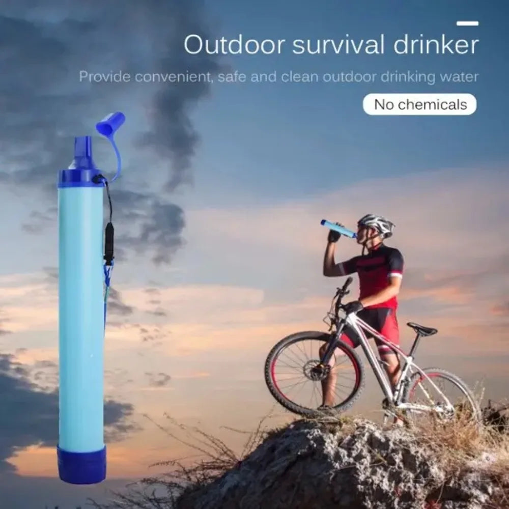 Emergency Survival Water Filter Filtration Straws