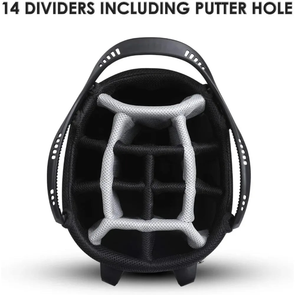 Golf Stand Bag 14 Way Top Dividers