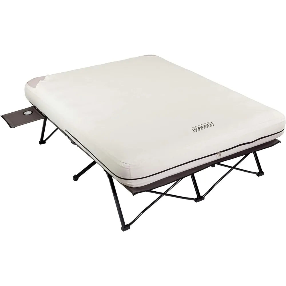 Camping Cot, Air Mattress, & Pump Combo,