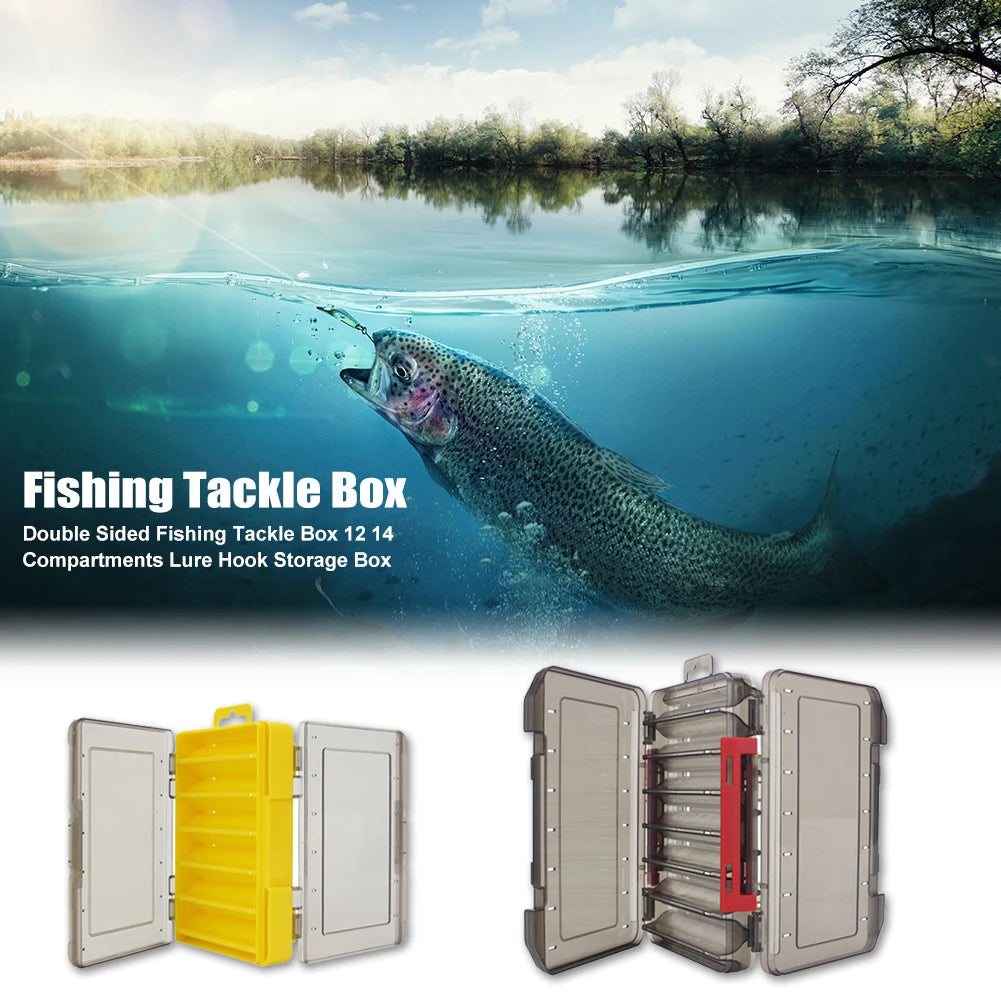 Double Sided Fishing Tackle Box