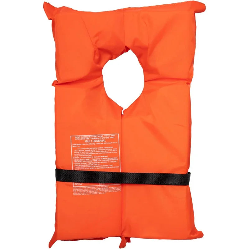 Adult Keyhole Life Jacket, Coast Guard Approved