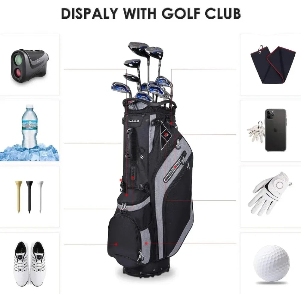 Golf Stand Bag 14 Way Top Dividers