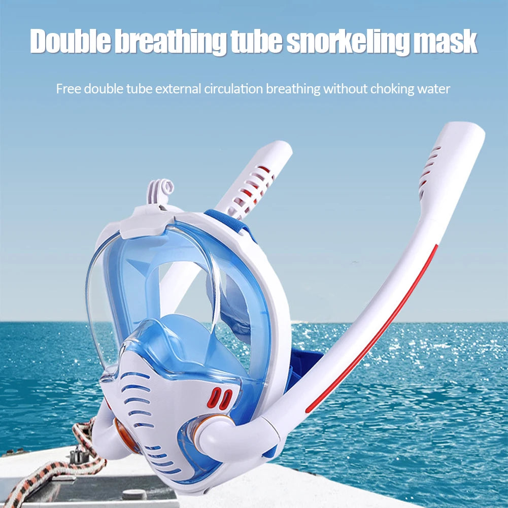 Full Face Diving Mask with Camera Mount