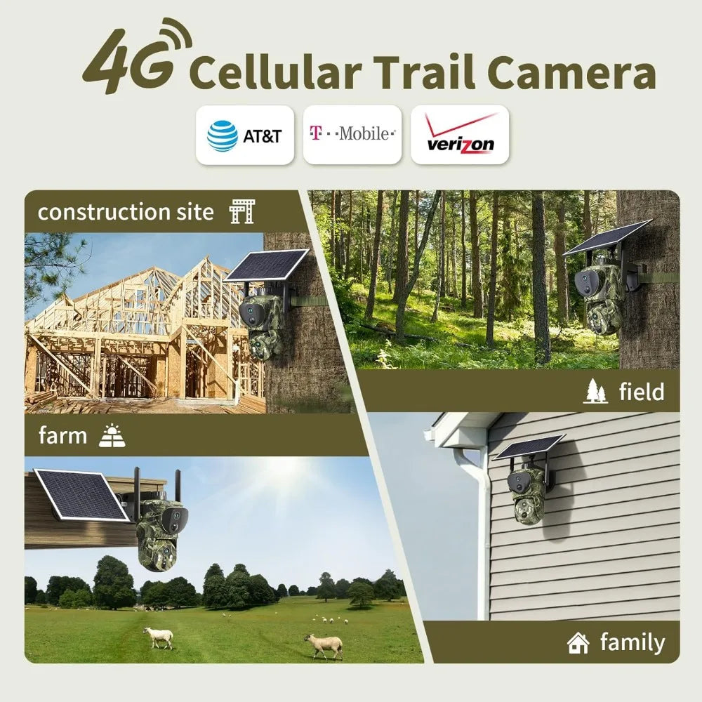 Trail Cameras, Dual Lens, Night Vision, Motion Activated