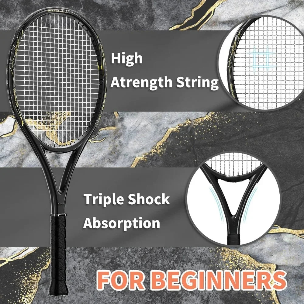 Tennis Racquet for Adults,  3 Tennis Balls,