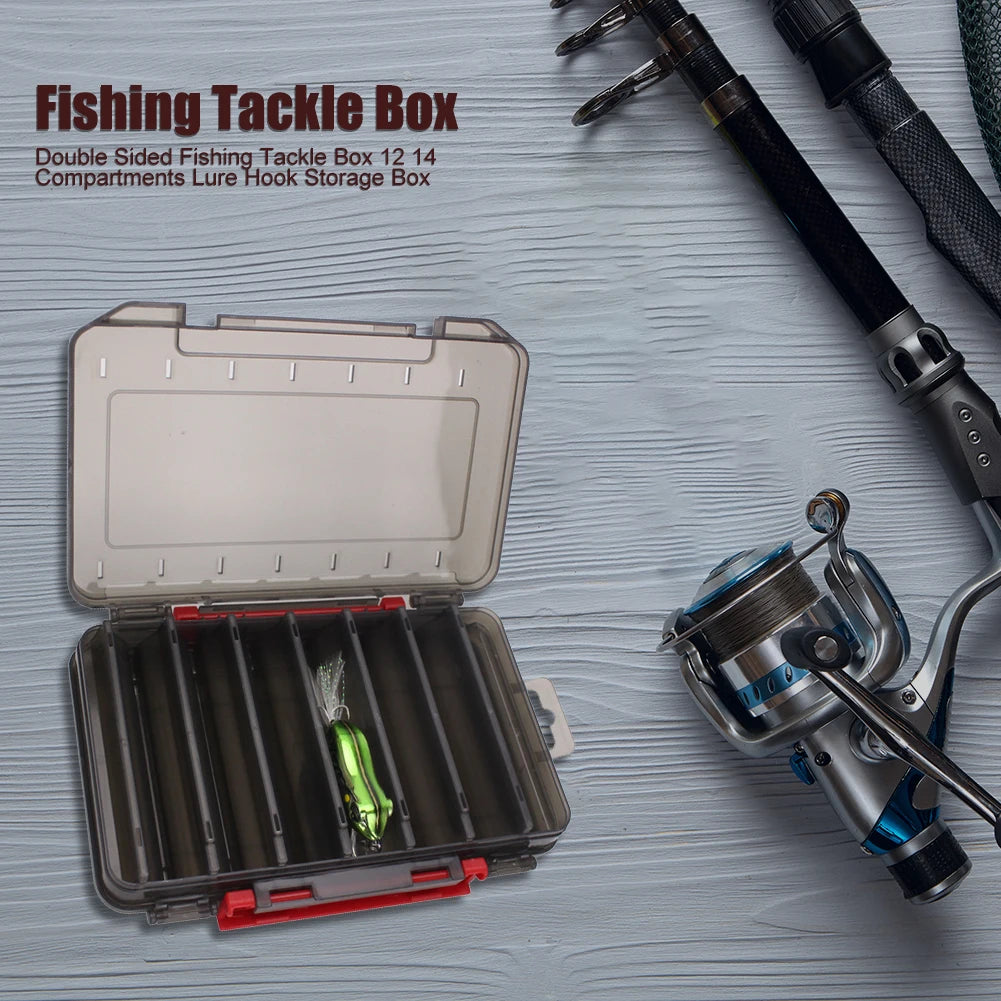 Double Sided Fishing Tackle Box