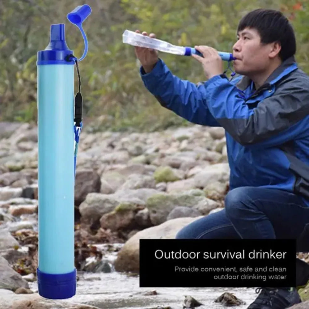 Emergency Survival Water Filter Filtration Straws