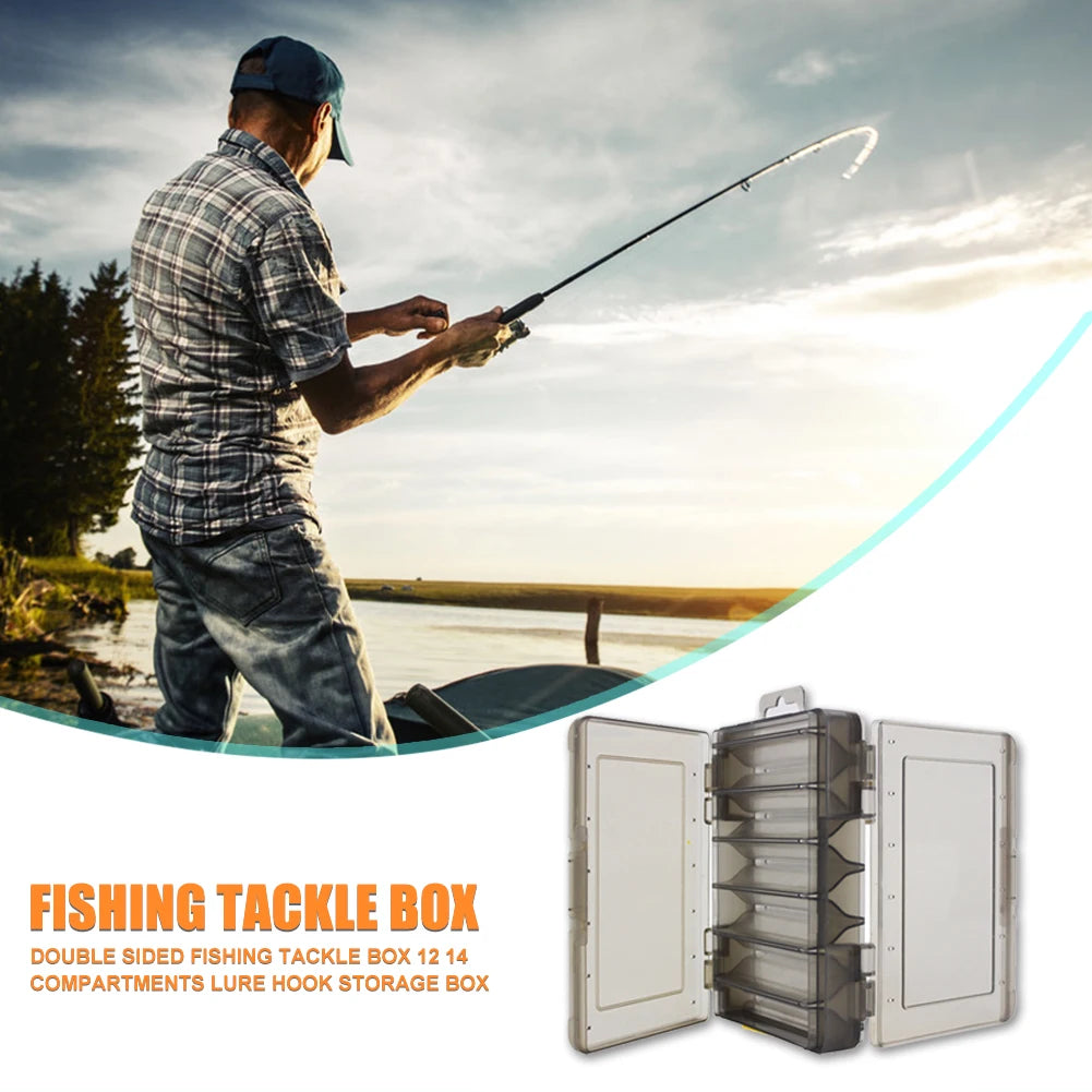 Double Sided Fishing Tackle Box