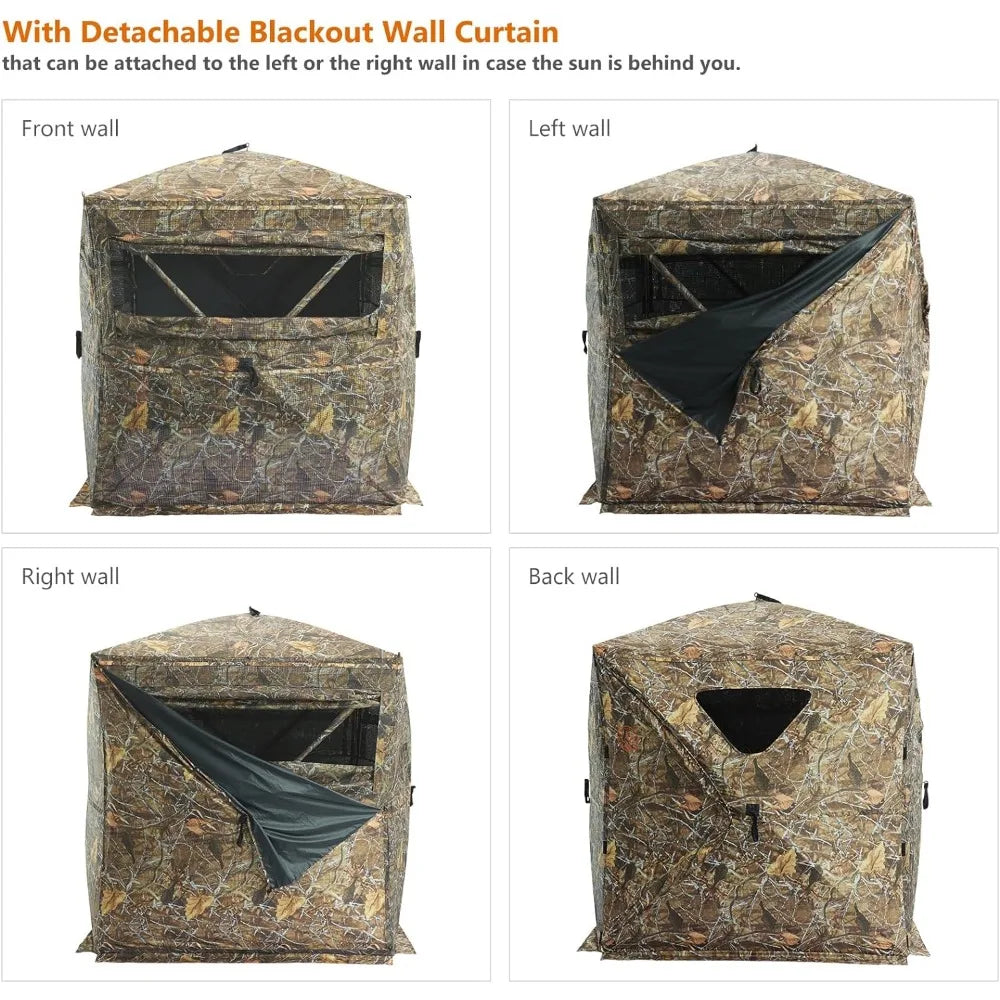 2 Person Pop-Up Ground Hunting Blind