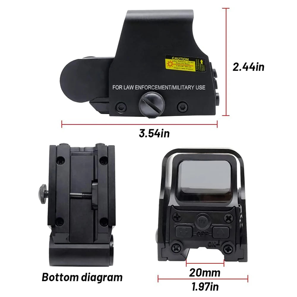 Holographic Sight, Red/Green Dot Riflescope