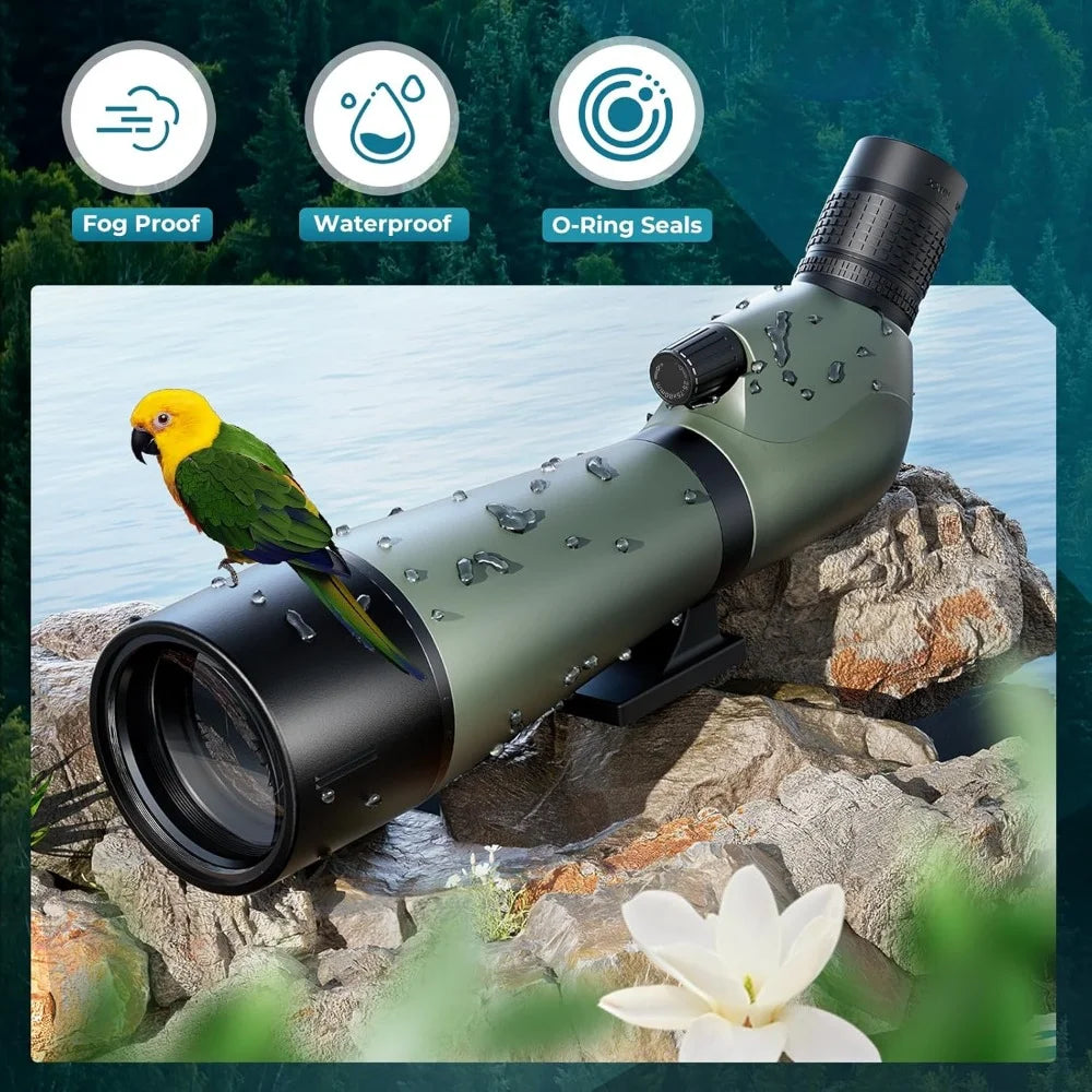 25-75x80 HD Spotting Scope, Tripod