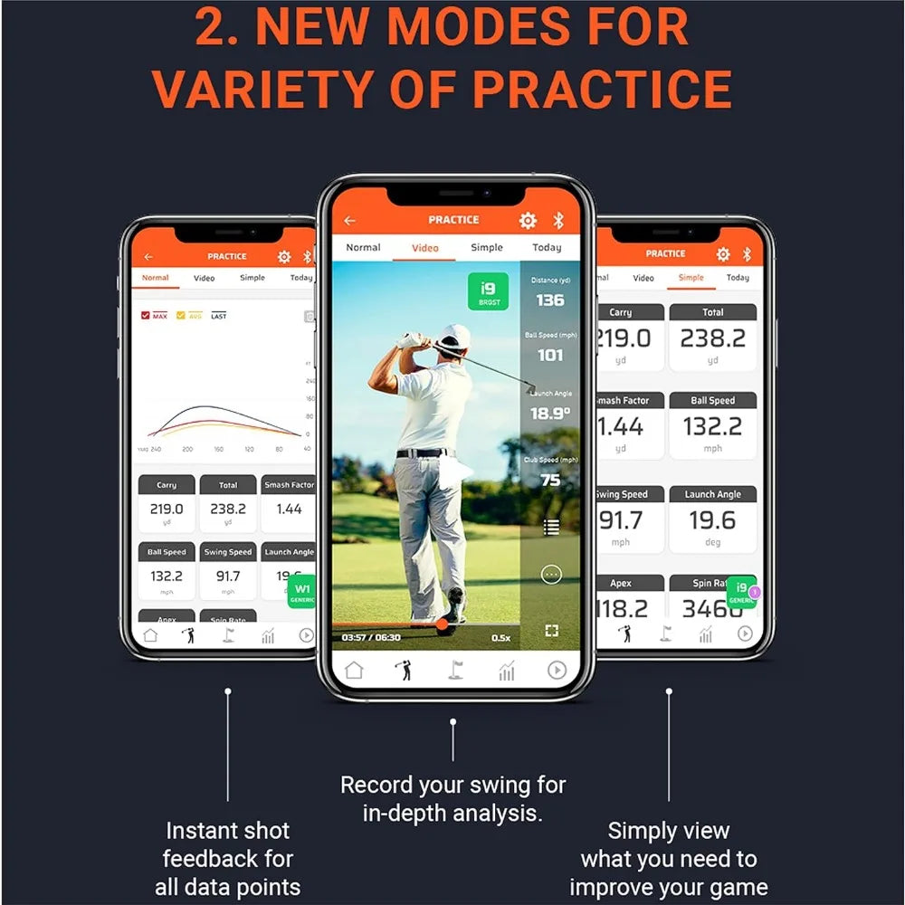 Swing Caddie C300i Launch Monitor, Swing Analyzer