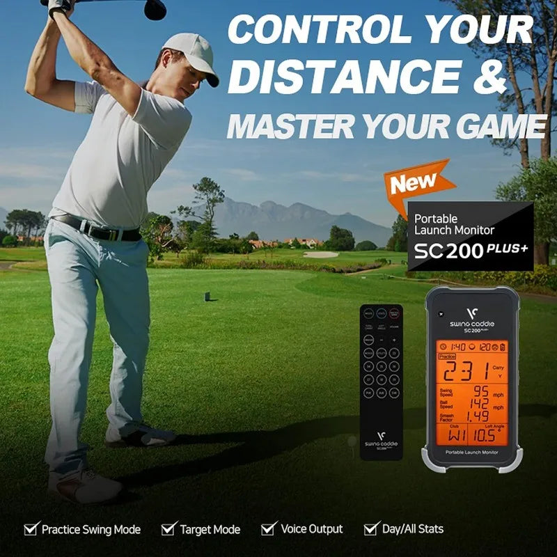 Portable Golf Launch Monitor and Swing Analyzer