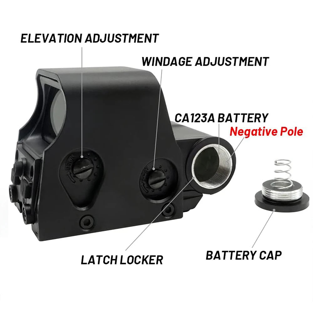 Holographic Sight, Red/Green Dot Riflescope