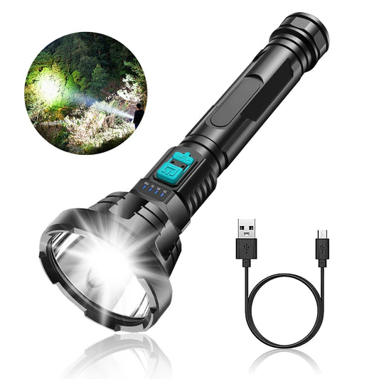 High Power LED Flashlights Rechargeable Camping Torch