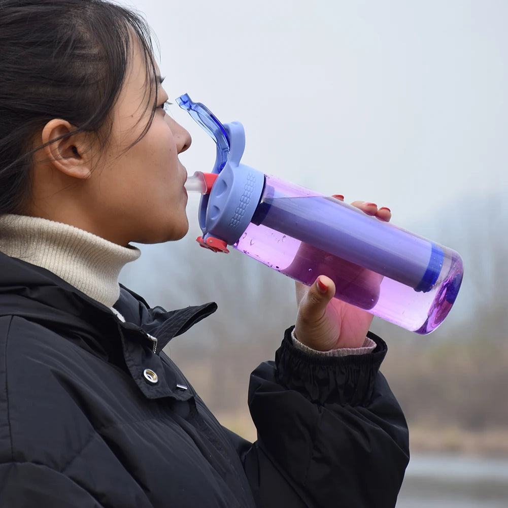 Sports Water Bottles with Filter
