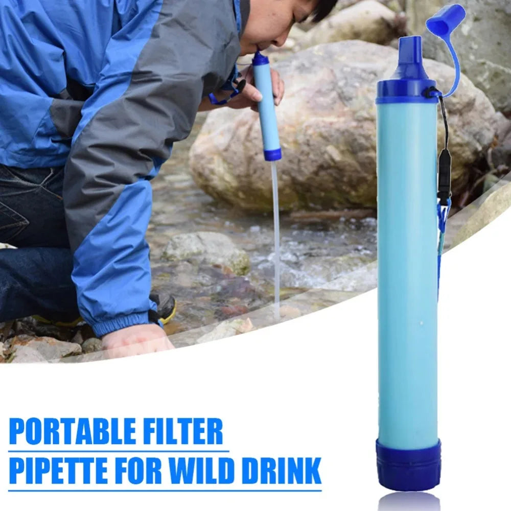 Emergency Survival Water Filter Filtration Straws