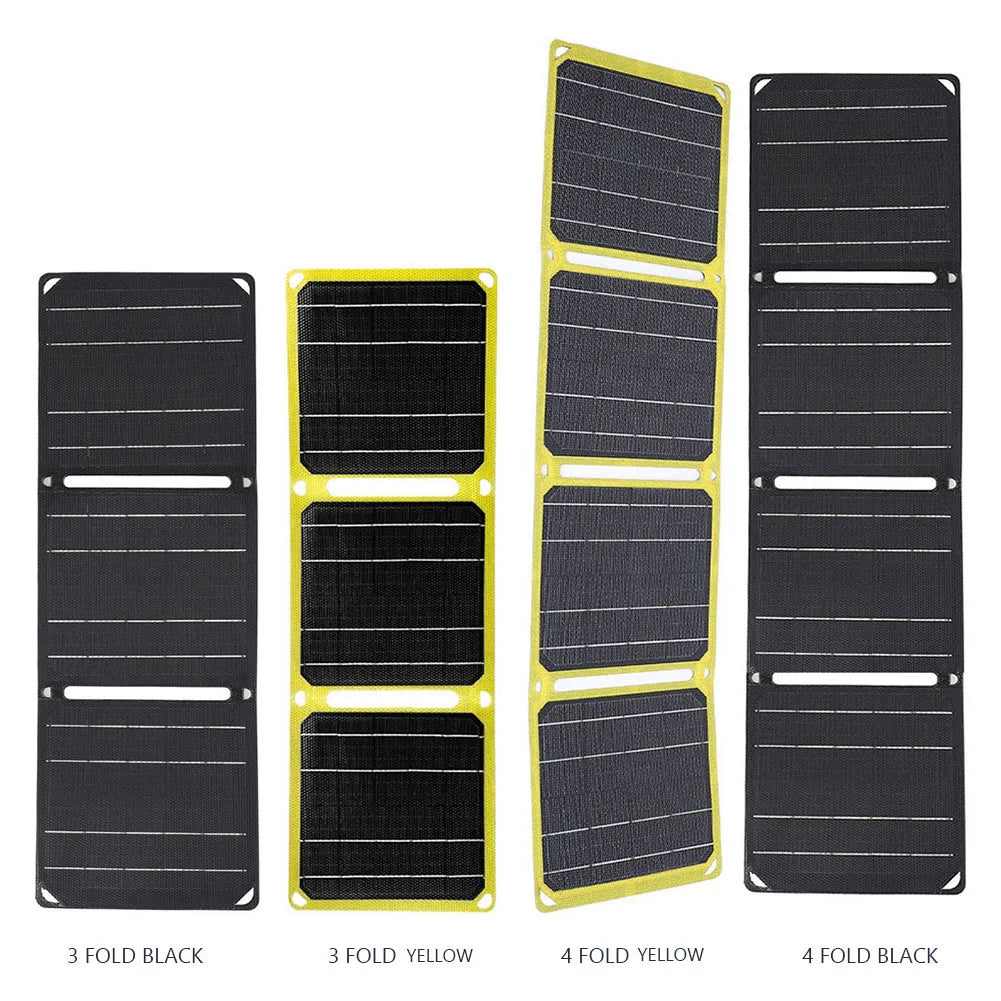 Foldable Solar Power Bank, Portable Phone Charger