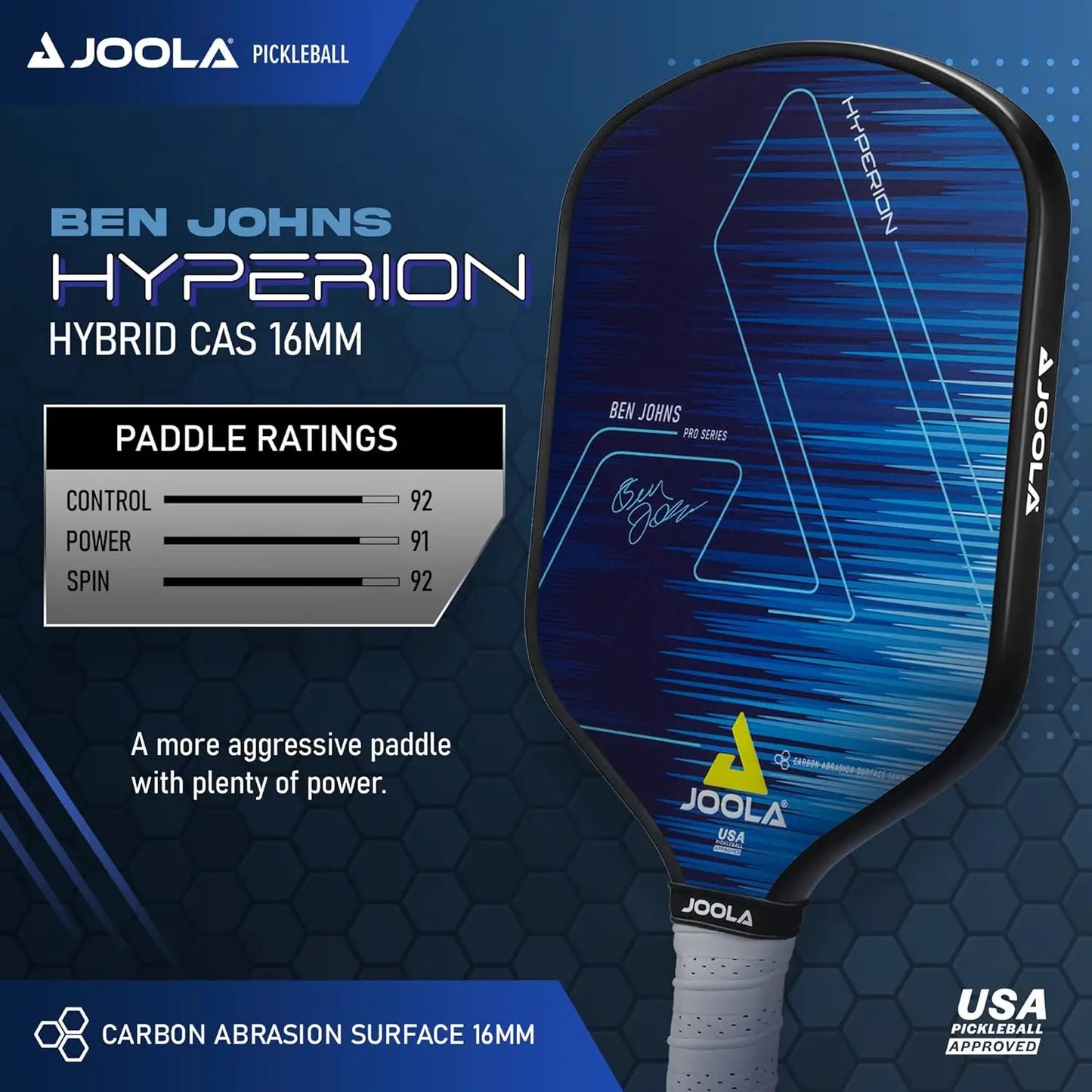 JOOLA Ben Johns Hyperion Pickleball Paddle